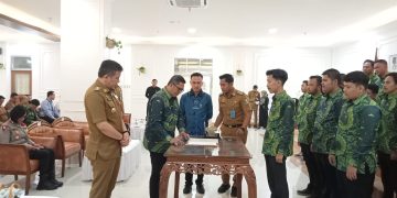 Bupati Pesawaran Hadiri Pelantikan BPC HIPMI