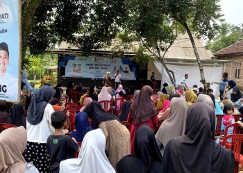 Bison Pandeglang Gandeng UMKM, Pada Acara Karoke Ceria di Cisata