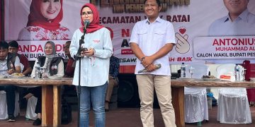 Nanda – Anton Kukuhkan Tim Pemenangan KUR Kecamatan Padang Cermin dan Way Rata