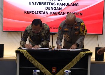 Universitas Pamulang dan Polda Banten Jalin Kerjasama Penyelenggaraan Pendidikan