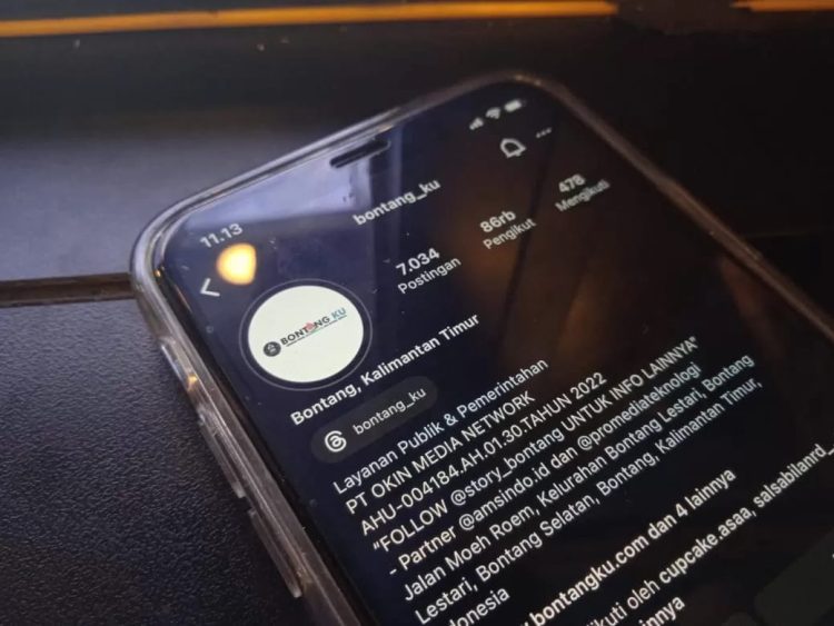Kisah Sukses Anak Muda Bontang Dari Instagram ke Media Online Nasional