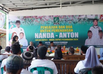 Nanda Indira Hadiri Undangan Pengajian yang Digelar DPC PKB Pesawaran