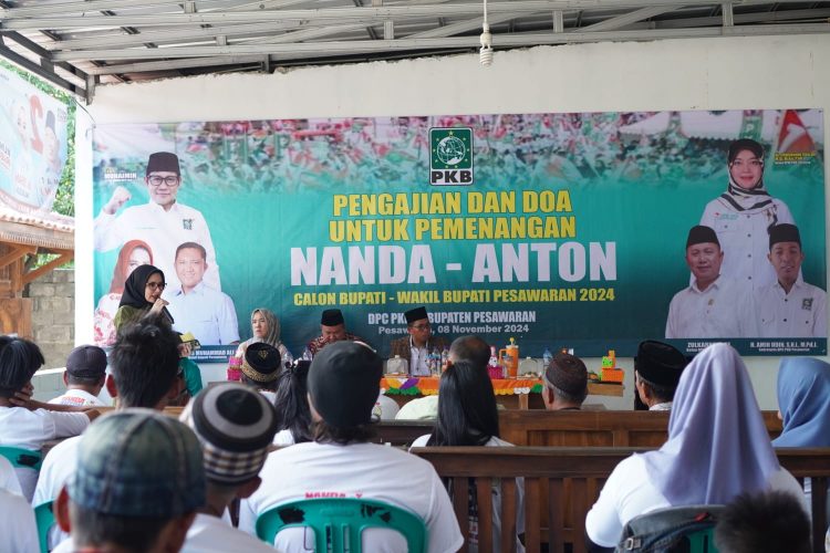 Nanda Indira Hadiri Undangan Pengajian yang Digelar DPC PKB Pesawaran