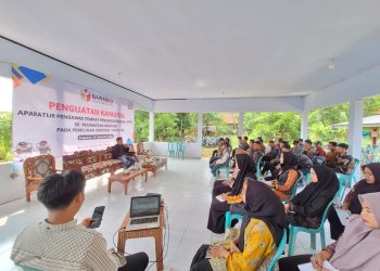 Panwaslu Kecamatan Angsana Gelar Penguatan Kapasitas Aparatur Pengawas Pemungutan Suara