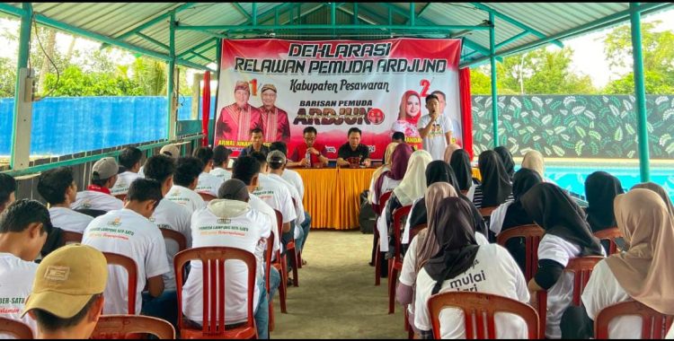 Pemuda Pesawaran Deklarasikan Dukung ARDJUNO & Nanda – Anton