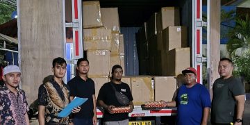 Bawa Ratusan Karton Rokok Ilegal, Sebuah Truk Diamankan Polisi di Pelabuhan Merak