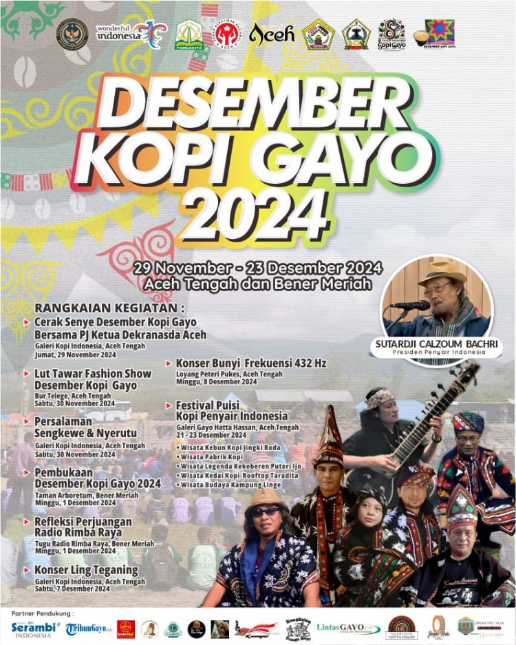 200 Penepok Didong dan 3 Ceh Didong Meriahkan Pembukaan Desember Kopi Gayo 2024