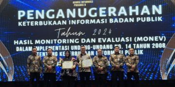 Perumdam Tirta Berkah Raih Penghargaan Badan Publik 2024 Kategori Informatif