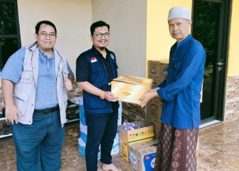 Perkumpulan Urang Banten Kembali Salurkan Bantuan Kepada Ponpes di Karang Tanjung yang Terkena Musibah Kebakaran