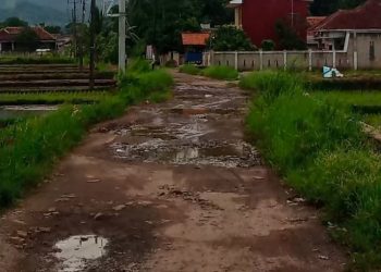 Warga Sebut Jalan di Desa Pakuluran Sebagai Wisata Seribu Lubang