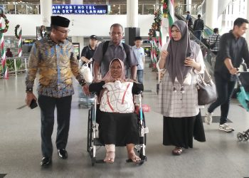 Alami Patah Tulang dan Luka Serius Paska Musibah di Malaysia, Nursaidah Difasilitasi Pemulangan ke Aceh Timur
