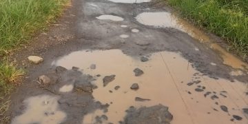 BPPKB PAC Koroncong Soroti Kondisi Jalan di Desa Pakuluran