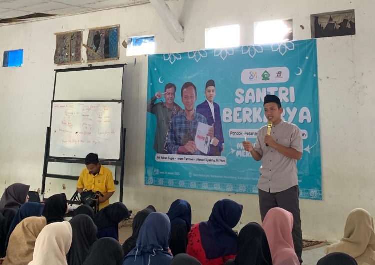 Yayasan Sketsa Mimpi Gelar Santri Berkarya di Ponpes Darul Bayan Panimbang