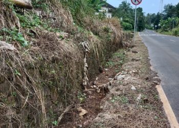 Proyek Pemeliharaan Jalan Sumur – Binuangeun Diduga Dikerjakan Asal Asalan