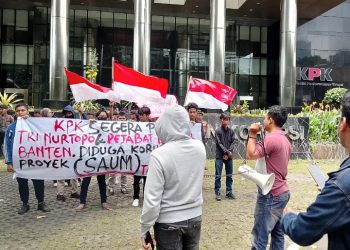 Mahasiswa Desak KPK Periksa Kadishub Banten Terkait Dugaan Korupsi Proyek SAUM