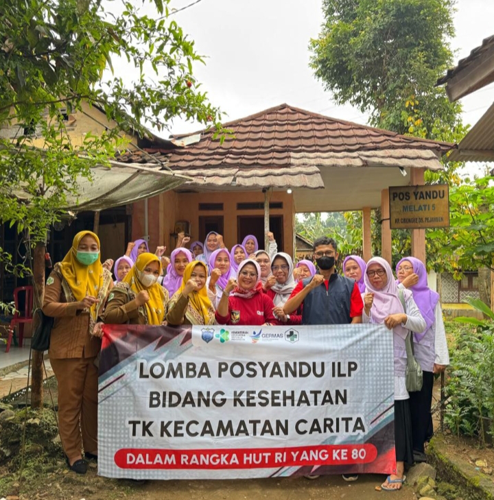 Meriahkan HUT RI ke 80, Puskesmas Carita Gelar Lomba Posyandu ILP