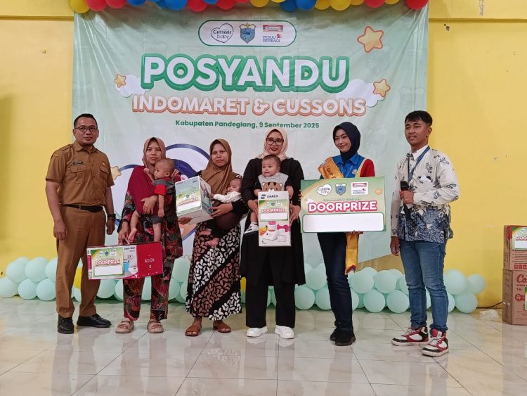 Puskesmas Cadasari Berkolaborasi Dengan Indomaret dan Cussons Dukung Kegiatan Posyandu