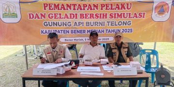 BPBA Laksanakan Pemantapan Pelaku dan Geladi Simulasi Gunung Api Burni Telong