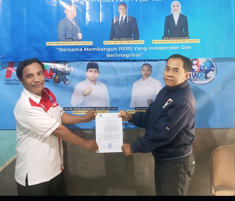 DPP IWOI Tegaskan Tak Ada Dualisme Kepengurusan IWOI di Banten