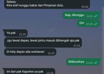 Diduga Ada Pengiriman Hampers Lebaran untuk Kapolres, Chat WhatsApp yang Diduga dari Staf Ketua DPRD Pandeglang Beredar