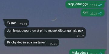 Diduga Ada Pengiriman Hampers Lebaran untuk Kapolres, Chat WhatsApp yang Diduga dari Staf Ketua DPRD Pandeglang Beredar