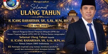 Pengurus IWOI di Banten Kompak Ucapkan Selamat Ulang Tahun Ketua Umum, Tegaskan Kepemimpinan Inspiratif
