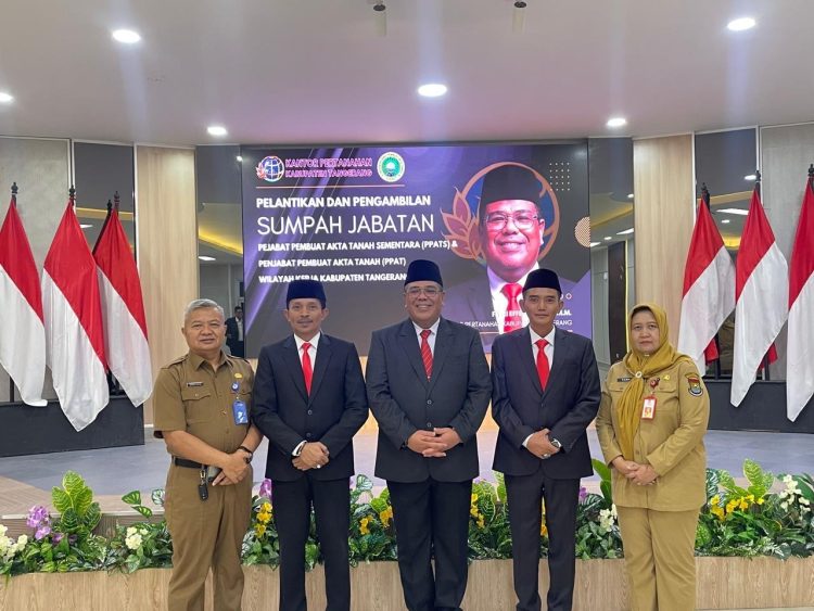 Camat Kemiri Resmi Dilantik sebagai PPATS Kabupaten Tangerang