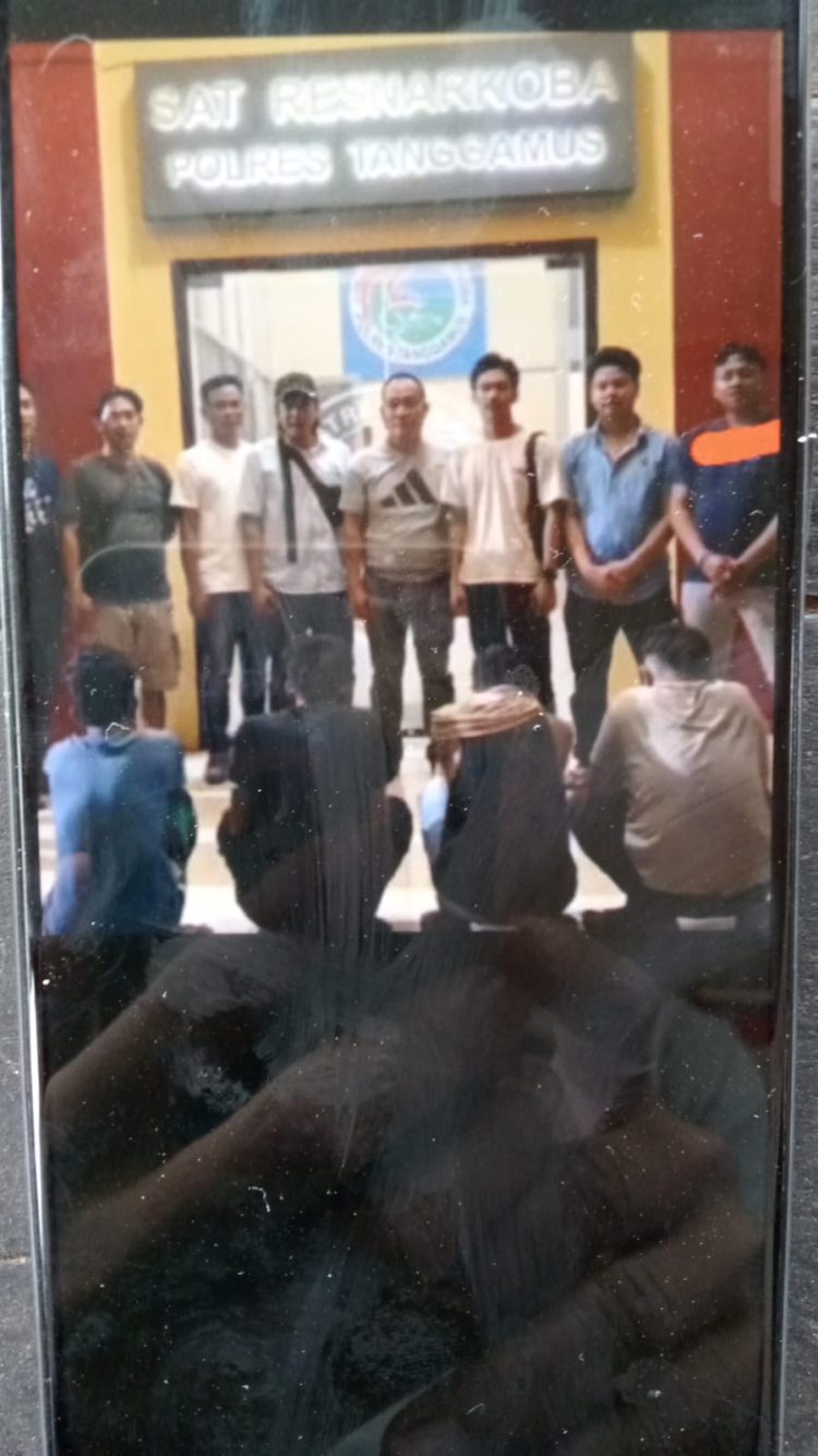 Polresta Tanggamus Amankan 5 Pengedar Narkoba Jenis Sabu Sabu