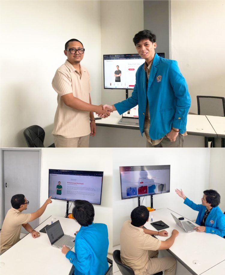 Mahasiswa Unpam Serang Rancang Website Company Profile PT Kaosintim UMKM Indonesia Perkuat Branding Digital UMKM