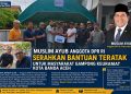 Muslim Ayub Serahkan Bantuan Teratak untuk Warga Gampong Keuramat Jelang Idul Adha