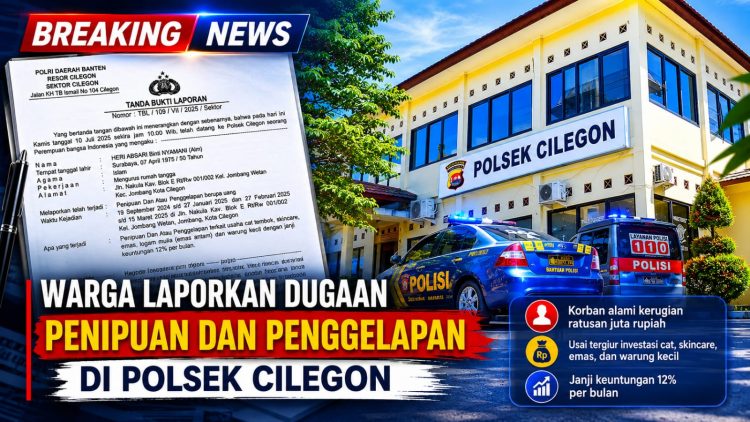 Janjikan Keuntungan 12 Persen per Bulan, Wanita di Cilegon Dilaporkan atas Dugaan Penipuan