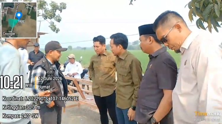 DPRD Kabupaten Bekasi Sidak Dugaan Proyek Pengurugan Ilegal di Desa Sukaasih
