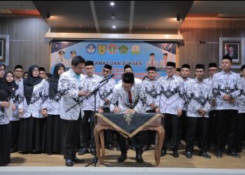 Pelantikan Pengurus PGRI Kota Banda Aceh Berlangsung Meriah