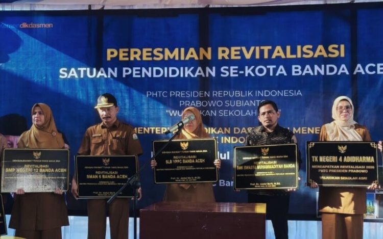 Mendikdasmen RI Resmikan Revitalisasi SMK Muhammadiyah Aceh