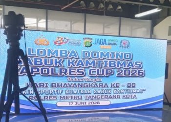 Lomba Domino Sabuk Kamtibmas Warnai Hari Bhayangkara ke-80