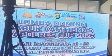 Lomba Domino Sabuk Kamtibmas Warnai Hari Bhayangkara ke-80