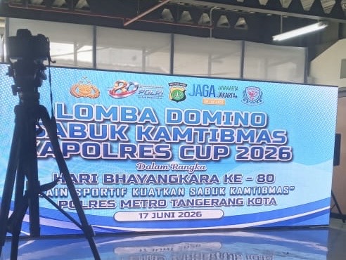 Lomba Domino Sabuk Kamtibmas Warnai Hari Bhayangkara ke-80
