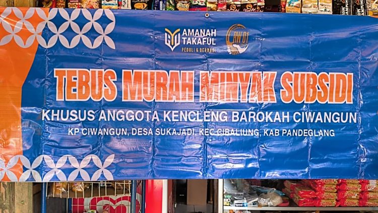 Amanah Takaful Kembali Salurkan Program Subsidi Minyak di Pandeglang