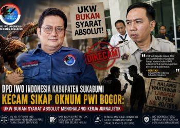 IWO Indonesia Kabupaten Sukabumi Kecam Sikap Oknum PWI Bogor Soal UKW