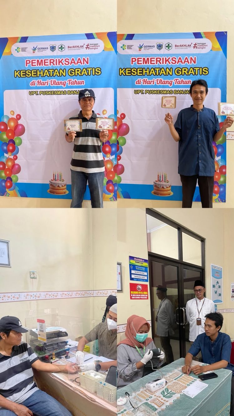 Program CKG Jangkau Warga di Wilayah Kerja Puskesmas Banjar